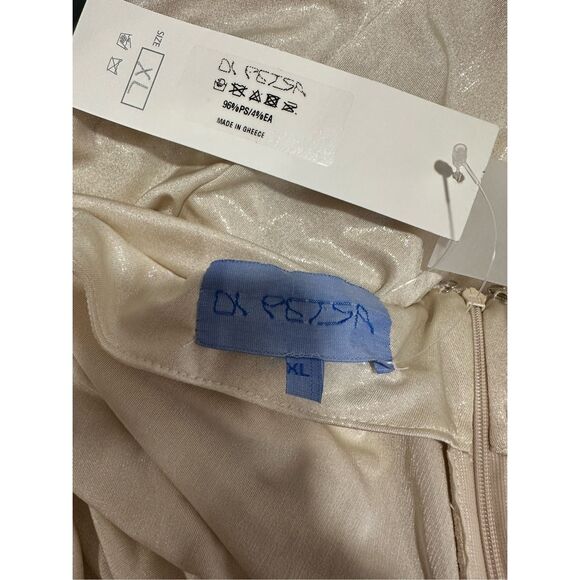Di Petsa Golden Moonlight Dress in Metallic Gold Size XL $2030 - Picture 3 of 15